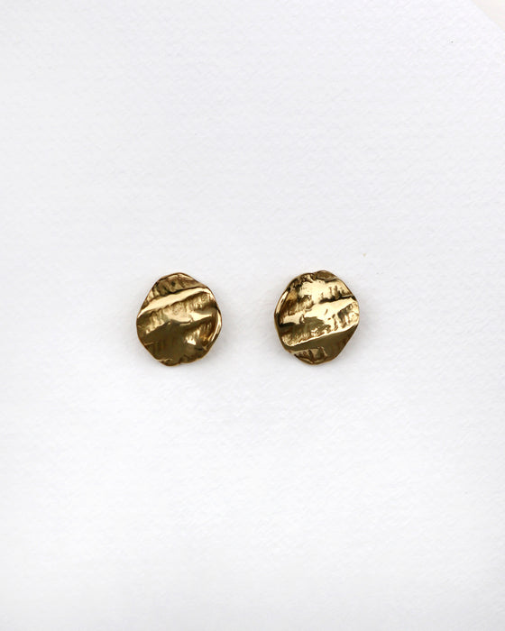 Ridge Stud Earrings