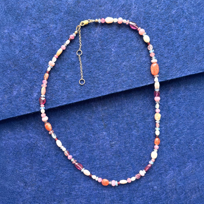 Sunrise Gemstone Necklace