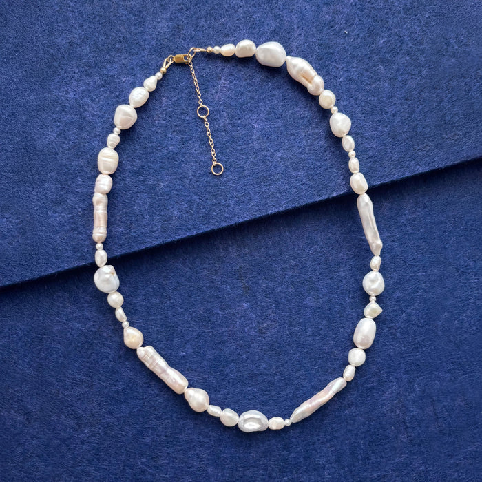 Mixed Baroque Pearl Necklace