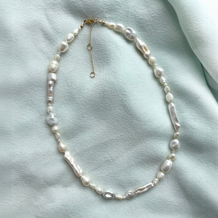 Mixed Baroque Pearl Necklace