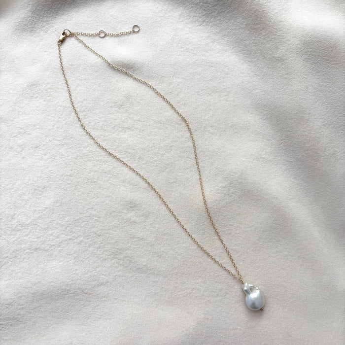 Baroque Pearl Necklace no. 1 - 14k Gold Fill