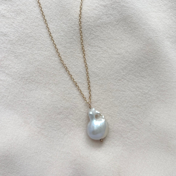 Baroque Pearl Necklace no. 2 - 14k Gold Fill