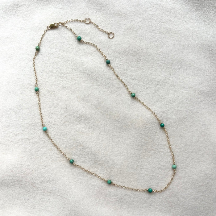 Turquoise Station Necklace