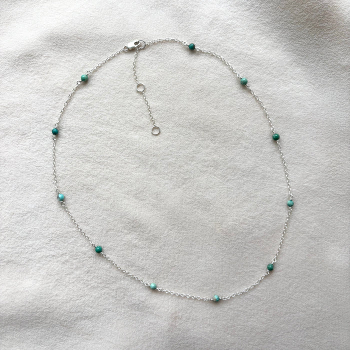 Turquoise Station Necklace