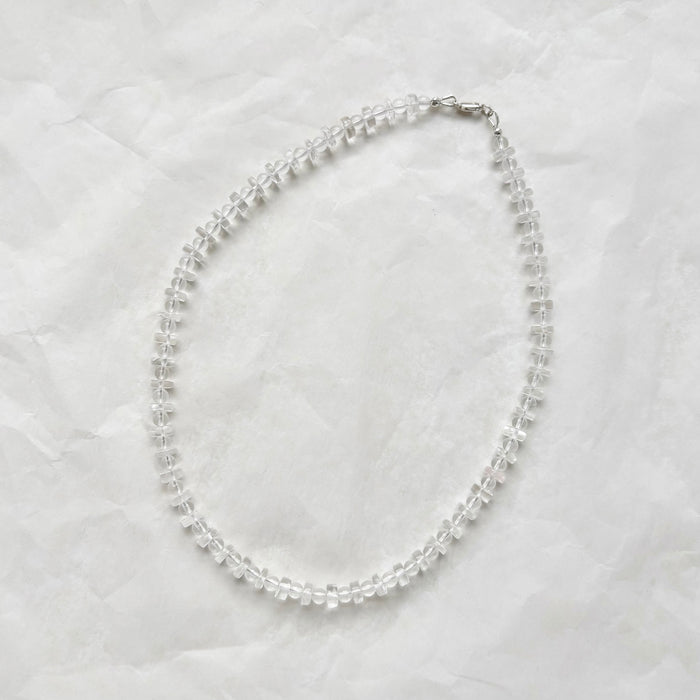 Luna Necklace with Clear Quartz