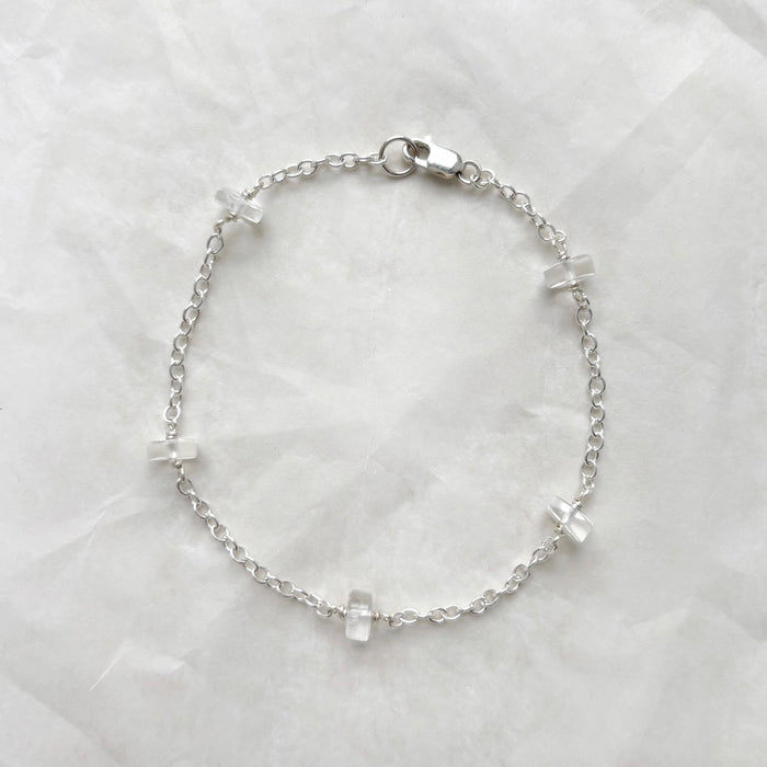 Moonbeam Bracelet with Crystal Quartz