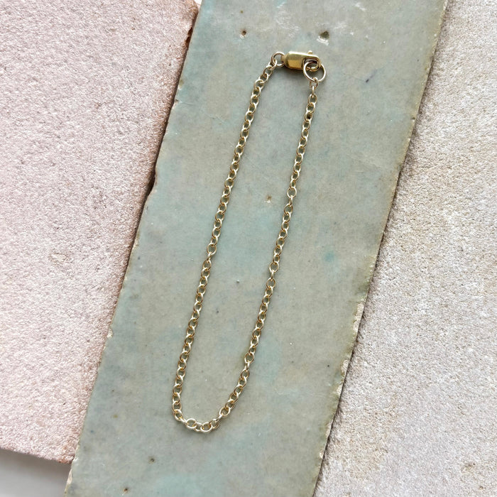 Simple Cable Chain Bracelet