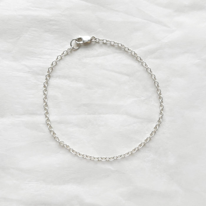 Simple Cable Chain Bracelet