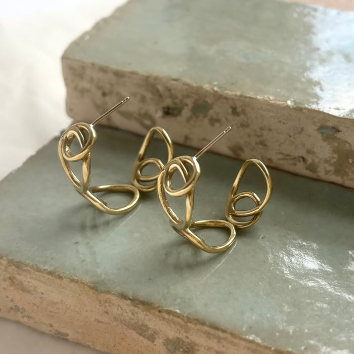 Eclipse Hoop Earrings