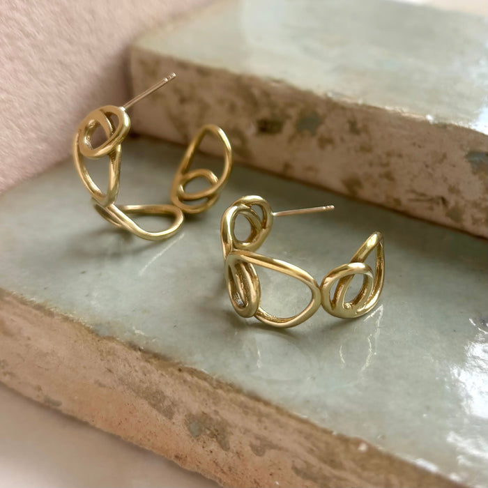 Eclipse Hoop Earrings