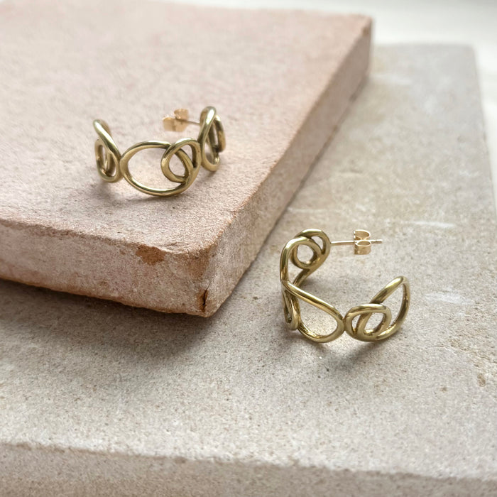 Eclipse Hoop Earrings