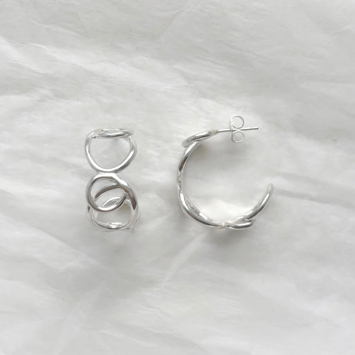Eclipse Hoop Earrings