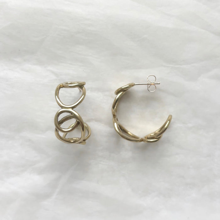 Eclipse Hoop Earrings