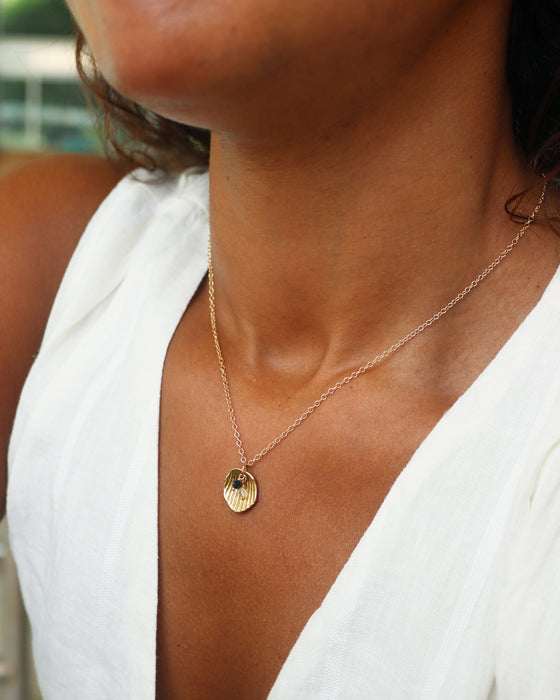 Venus Necklace with Custom Birthstones