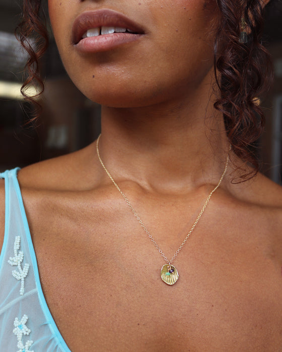 Venus Necklace with Custom Birthstones