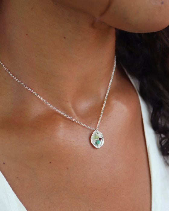 Venus Necklace with Custom Birthstones