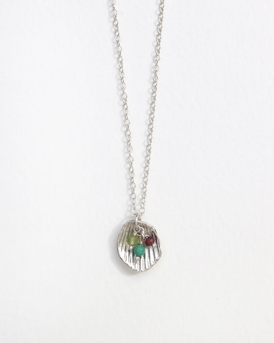 Venus Necklace with Custom Birthstones