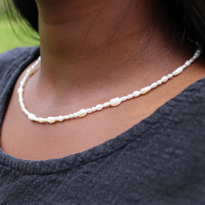 Dainty Pearl Necklace