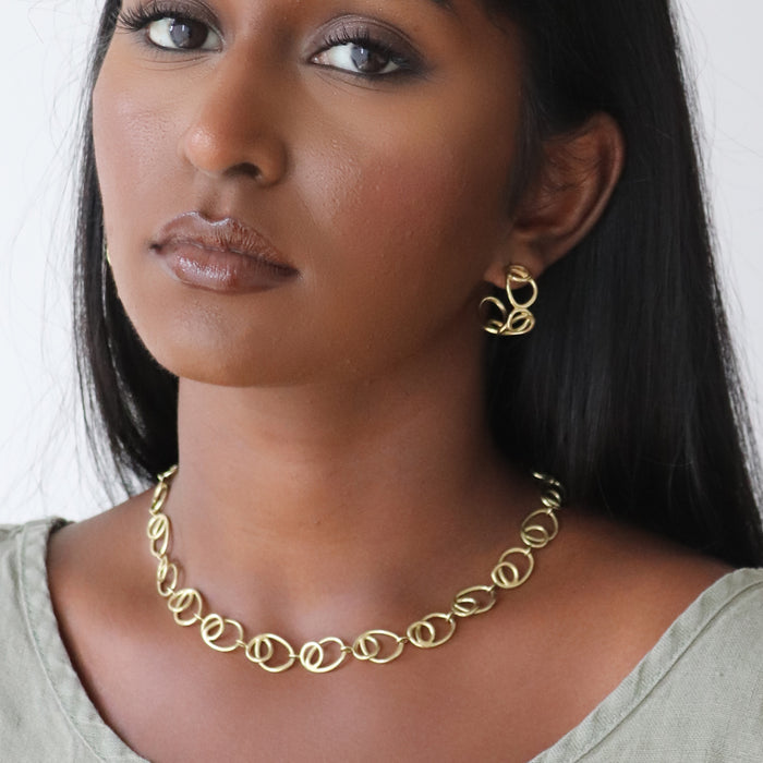 Eclipse Hoop Earrings