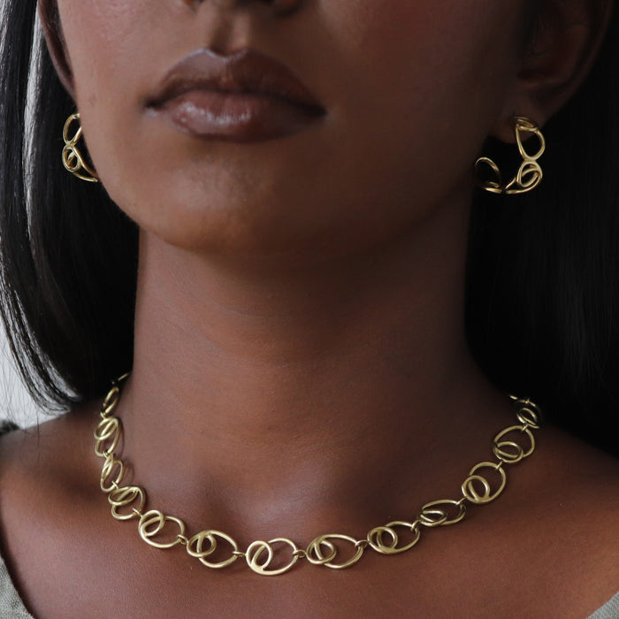 Eclipse Hoop Earrings