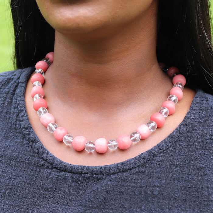 Cotton Candy Beaded Necklace