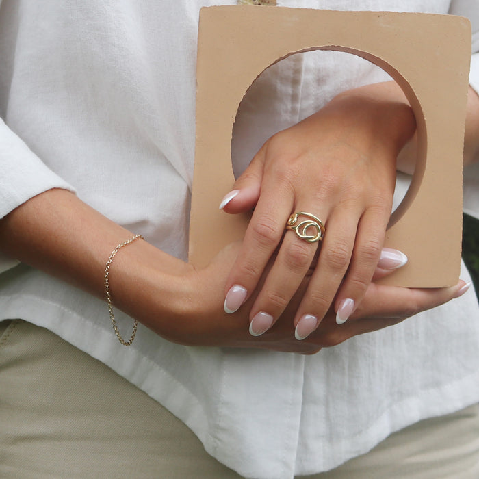 Simple Cable Chain Bracelet