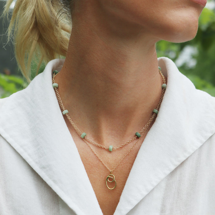 Small Halo Necklace