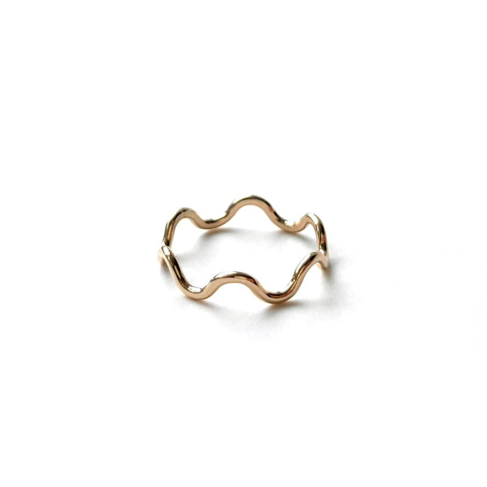 Bold Ripple Stacking Ring