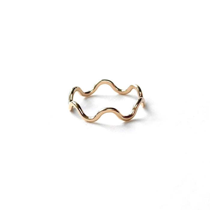 Bold Ripple Stacking Ring