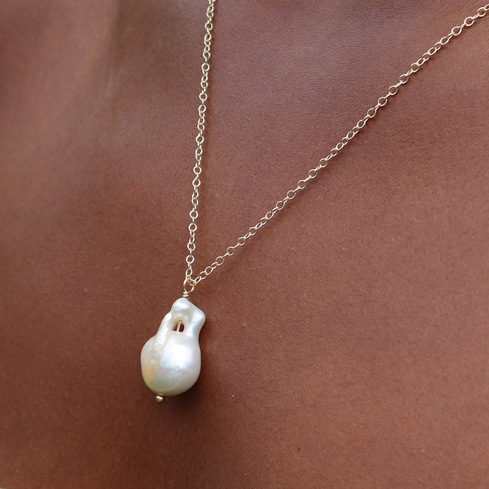 Baroque Pearl Necklace no. 2 - 14k Gold Fill