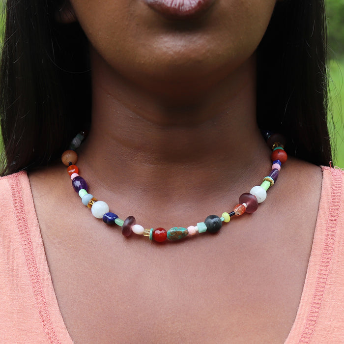 Colorful Mixer Beaded Necklace