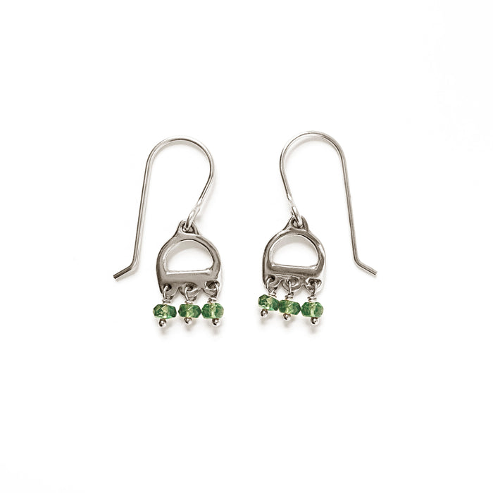 Rococo Earrings with Gemstones