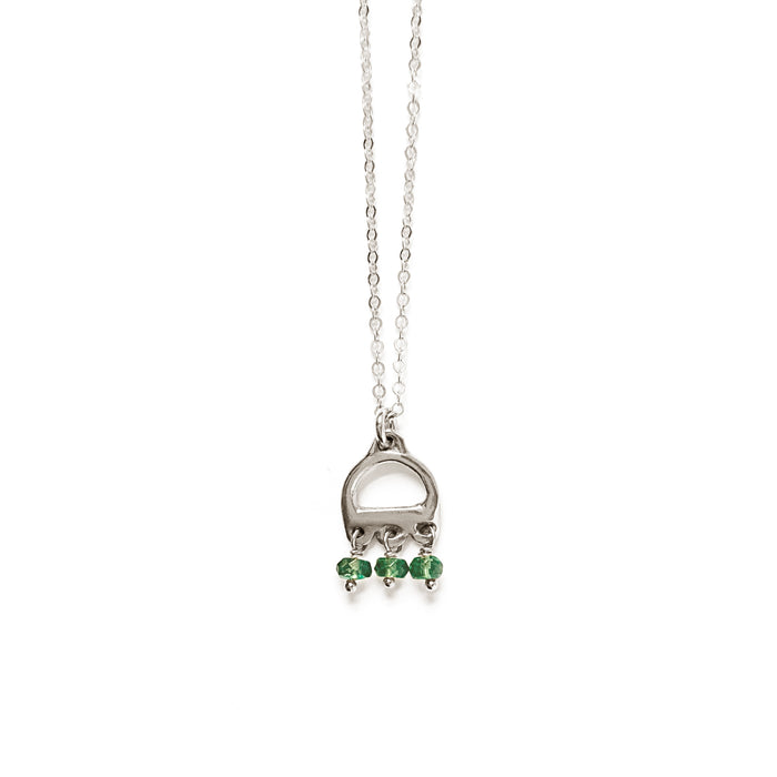 Rococo Necklace with Gemstones