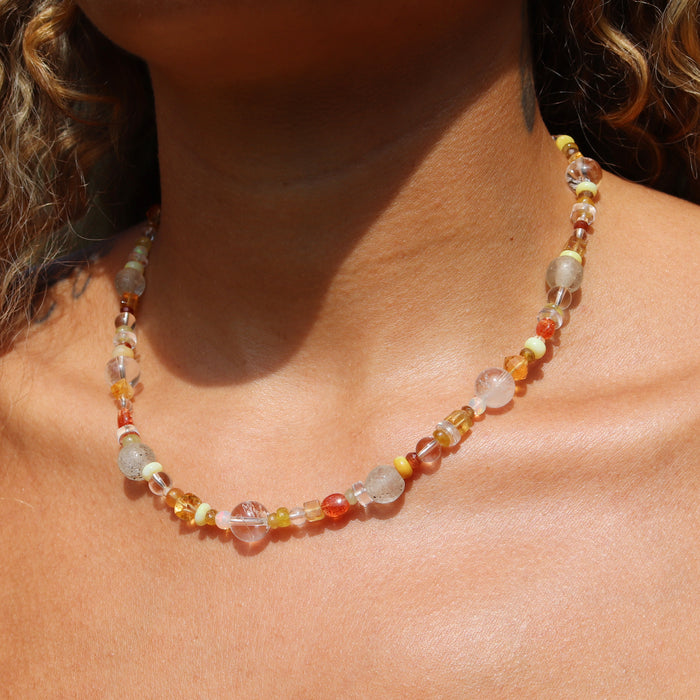 Sunshine Beaded Necklace