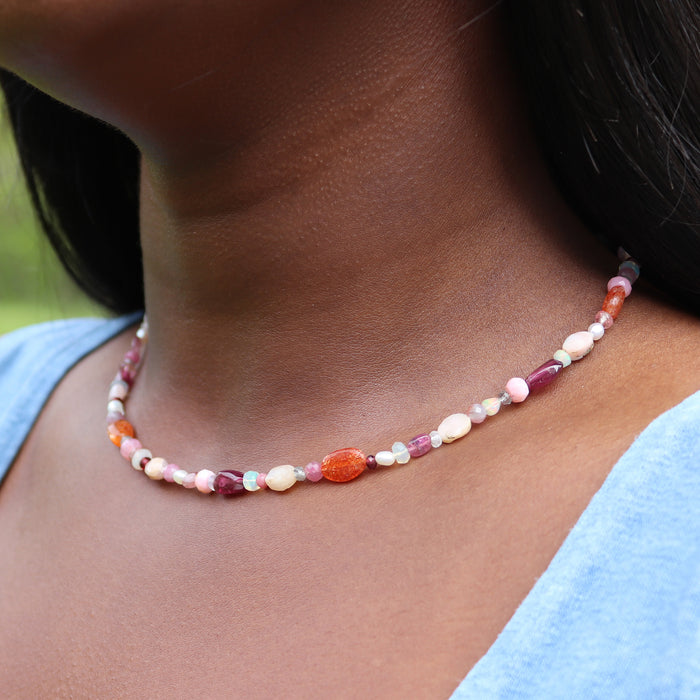 Sunrise Gemstone Necklace