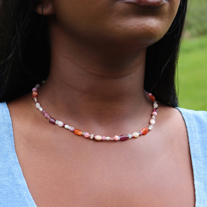 Sunrise Gemstone Necklace